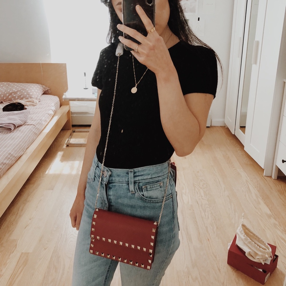 Valentino studded mini crossbody bag - Picture 4 of 8